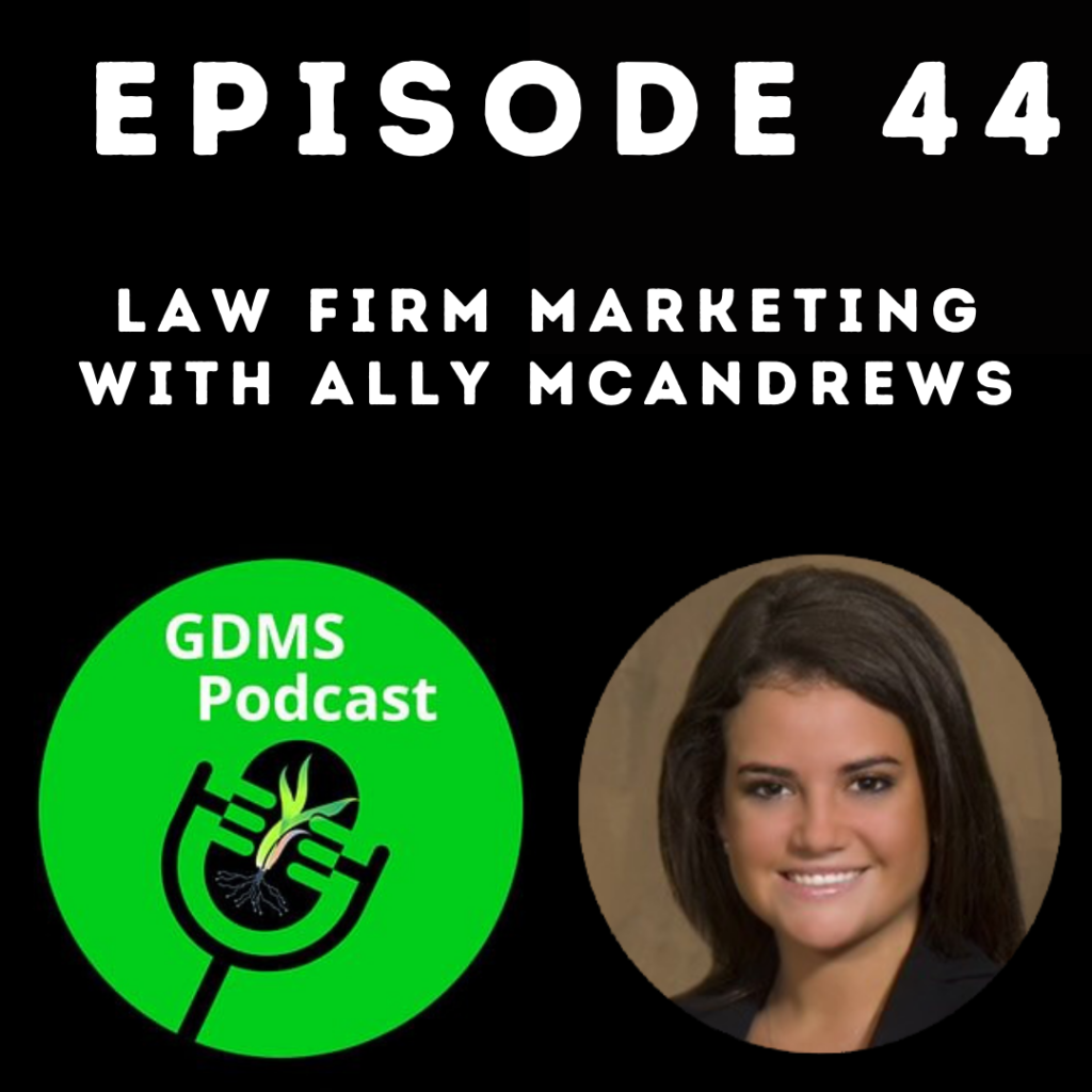 Episode 44 Cover - Law Firm Marketing with Allyson McAndrews